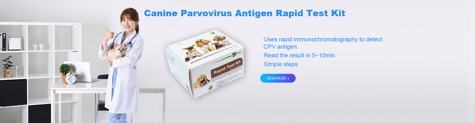 Prueba rápida del animal doméstico
